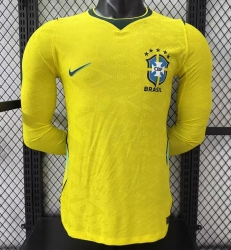 2026 Brazil home long sleeve player version